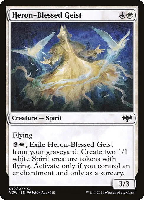 Heron-Blessed Geist · Innistrad: Crimson Vow 19/423