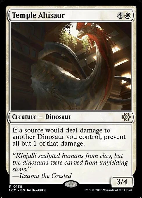 Temple Altisaur · The Lost Caverns of Ixalan Commander 138/370