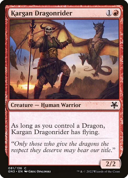 Kargan Dragonrider · Game Night: Free-for-All 81/135