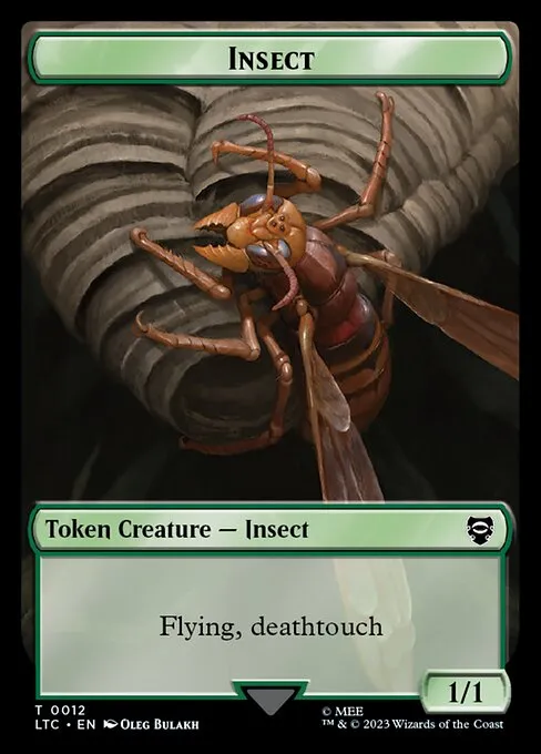 Insect · Tales of Middle-earth Commander Tokens 12/15
