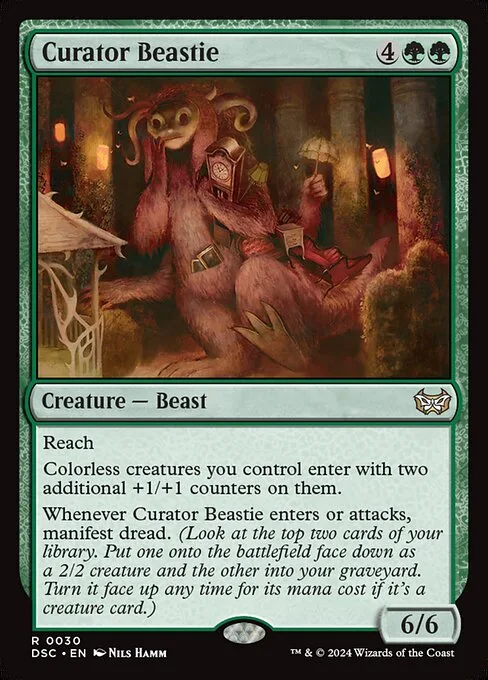 Curator Beastie · Duskmourn: House of Horror Commander 30/373