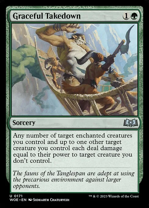 Graceful Takedown · Wilds of Eldraine 171/381
