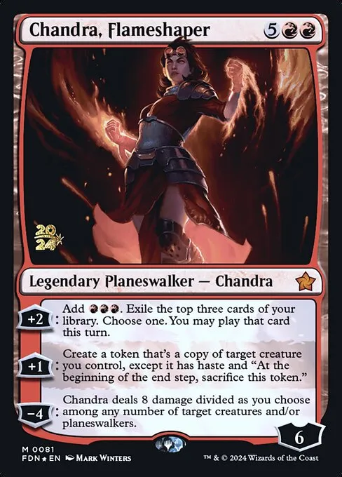 Chandra, Flameshaper · Foundations Promos 81s/106