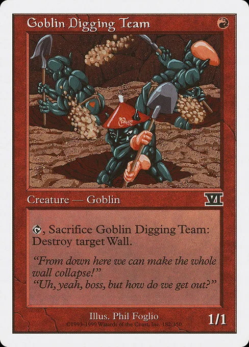 Goblin Digging Team · Classic Sixth Edition 182/351