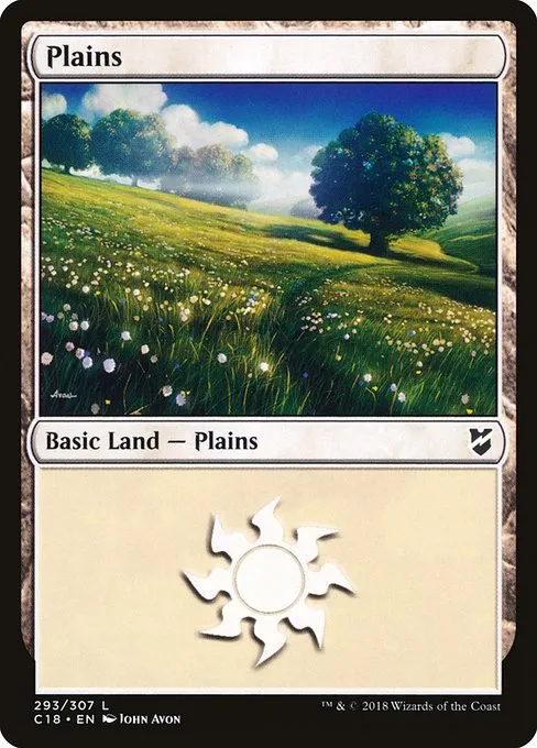 Plains · Commander 2018 293/307