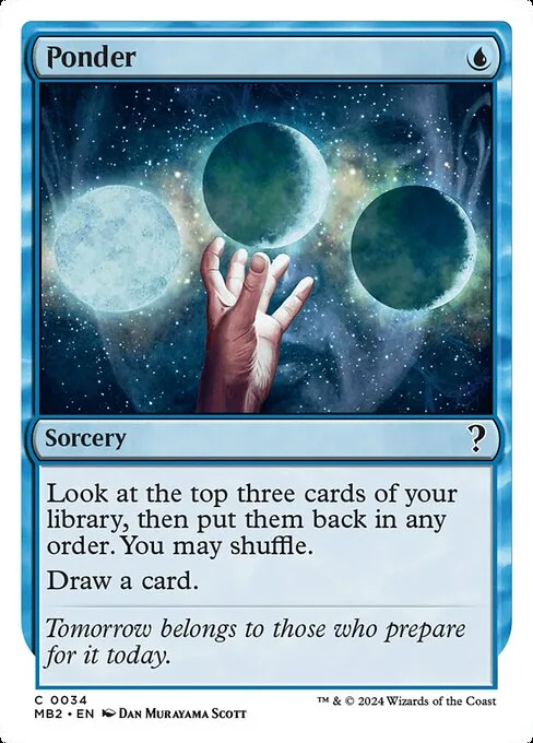 Ponder · Mystery Booster 2 34/385