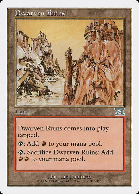 Dwarven Ruins · Classic Sixth Edition 323/351