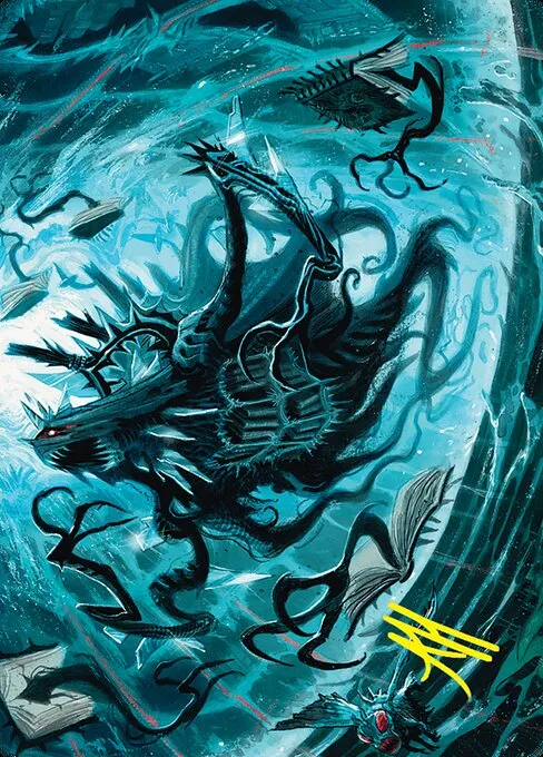 Overlord of the Floodpits // Overlord of the Floodpits · Duskmourn: House of Horror Art Series 4/54