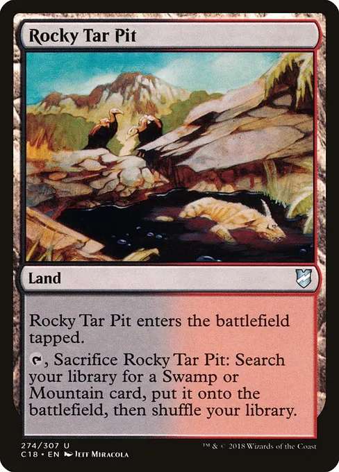 Rocky Tar Pit · Commander 2018 274/307