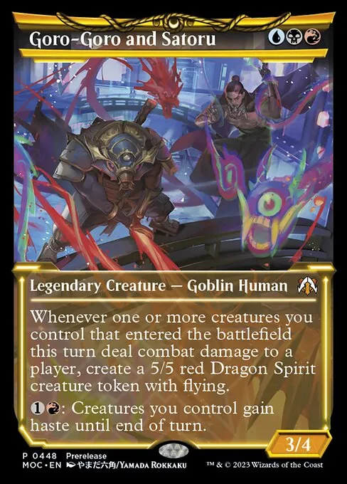 Goro-Goro and Satoru · March of the Machine Commander 448/450