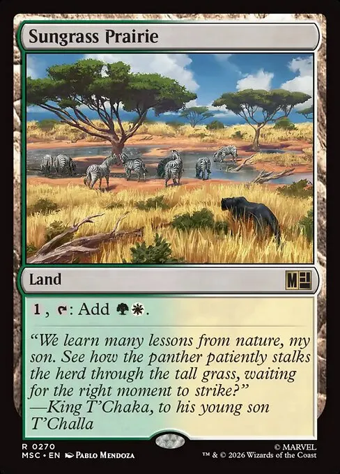 Sungrass Prairie · Marvel Super Heroes Commander 270/9