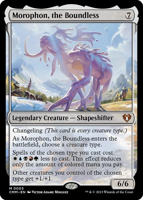 Morophon, the Boundless · Commander Masters 3/1067