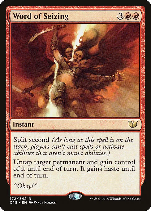 Word of Seizing · Commander 2015 172/342