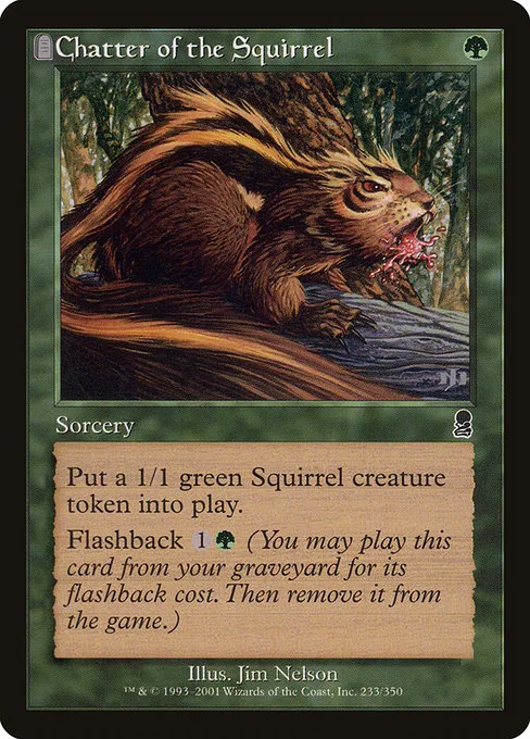Chatter of the Squirrel · Odyssey 233/353