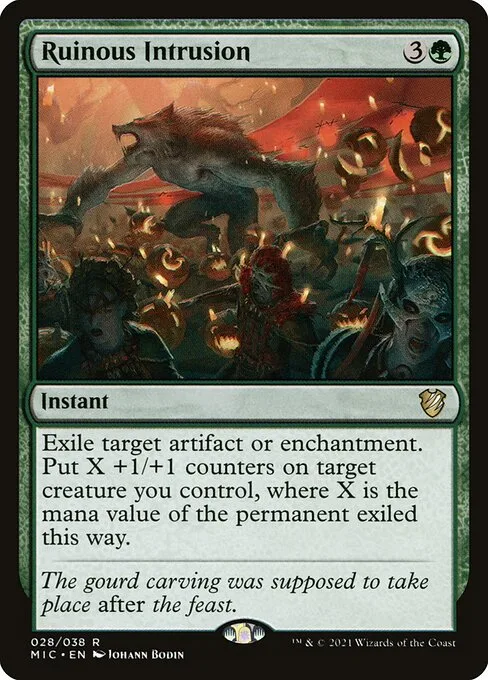 Ruinous Intrusion · Midnight Hunt Commander 28/187
