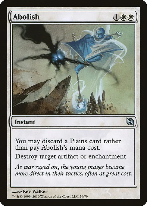 Abolish · Duel Decks: Elspeth vs. Tezzeret 29/79