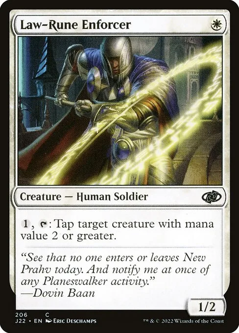 Law-Rune Enforcer · Jumpstart 2022 206/835