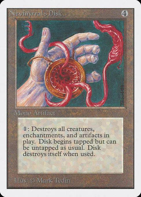 Nevinyrral's Disk · Unlimited Edition 267/302