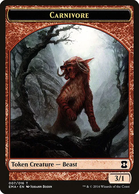 Carnivore · Eternal Masters Tokens 7/16