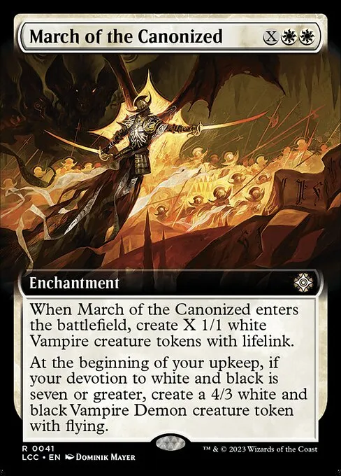 March of the Canonized · The Lost Caverns of Ixalan Commander 41/370