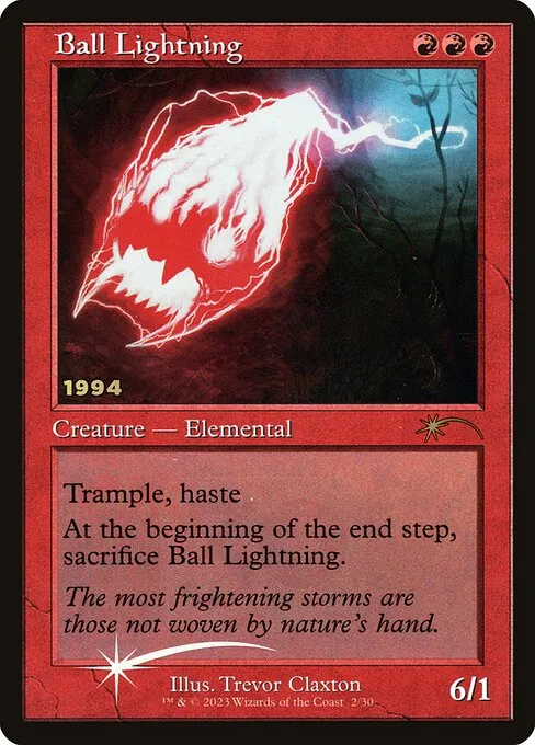 Ball Lightning · 30th Anniversary Play Promos 2/30