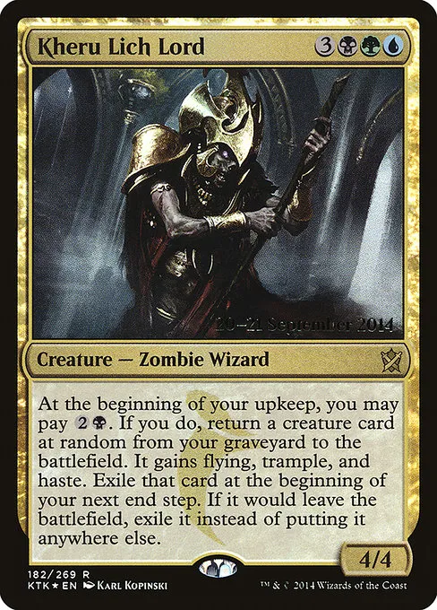 Kheru Lich Lord · Khans of Tarkir Promos 182s/56