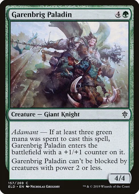 Garenbrig Paladin · Throne of Eldraine 157/398