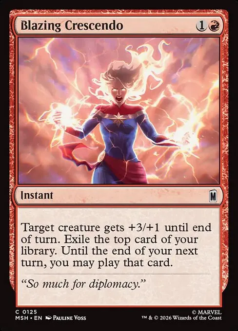 Blazing Crescendo · Marvel Super Heroes 125/24