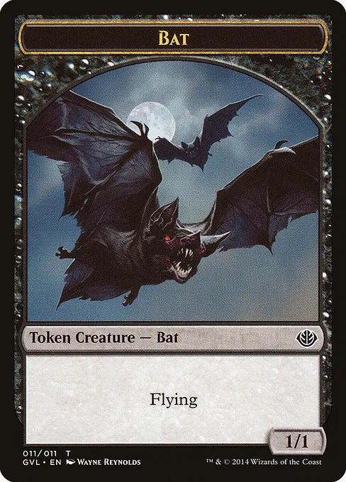 Bat · Duel Decks Anthology: Garruk vs. Liliana Tokens 11/4