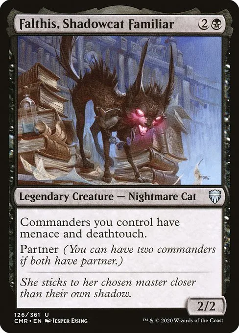 Falthis, Shadowcat Familiar · Commander Legends 126/718