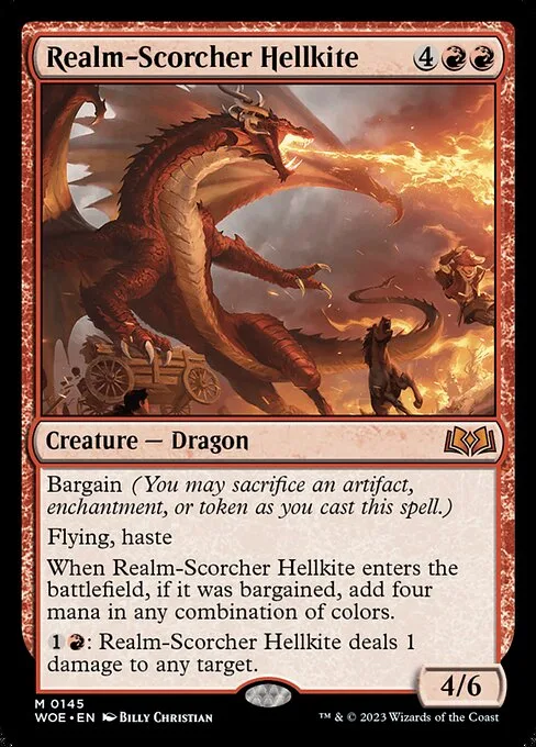 Realm-Scorcher Hellkite · Wilds of Eldraine 145/381