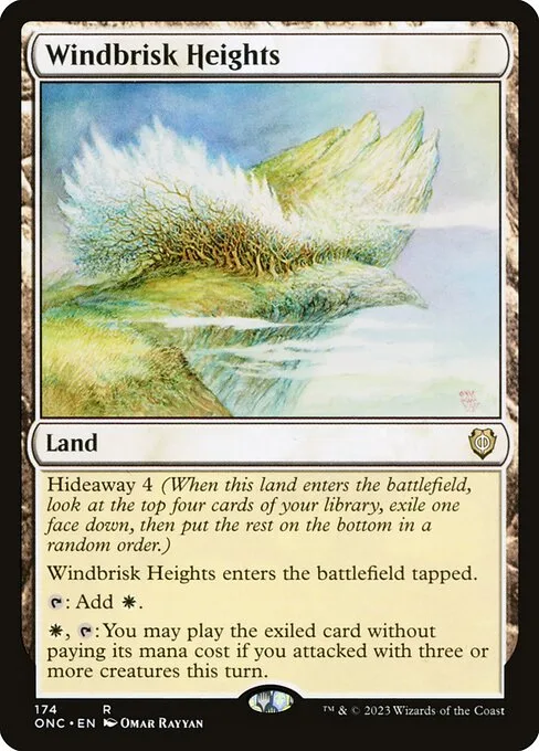 Windbrisk Heights · Phyrexia: All Will Be One Commander 174/174