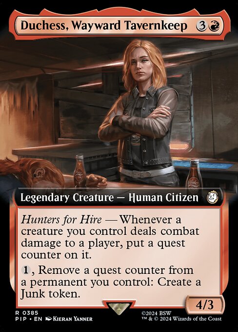 Duchess, Wayward Tavernkeep · Fallout 385/1068