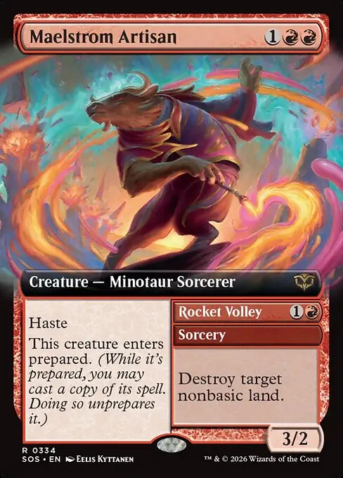 Maelstrom Artisan // Rocket Volley · Secrets of Strixhaven 334/368