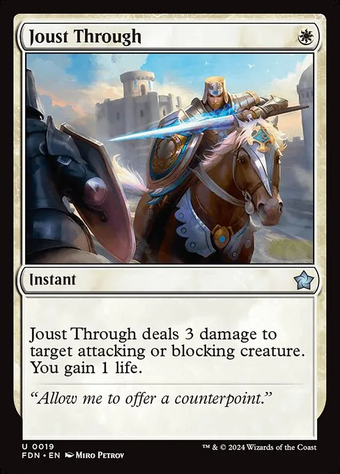 Joust Through · Foundations 19/771