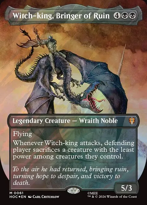 Witch-king, Bringer of Ruin · The Hobbit Commander 61/7