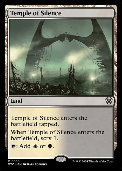 Temple of Silence · Outlaws of Thunder Junction Commander 333/342