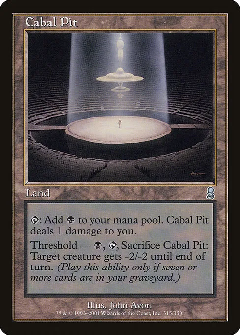 Cabal Pit · Odyssey 315/353