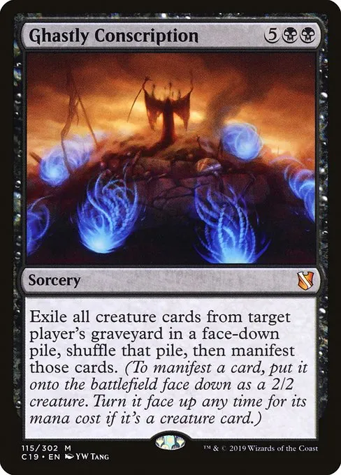 Ghastly Conscription · Commander 2019 115/302