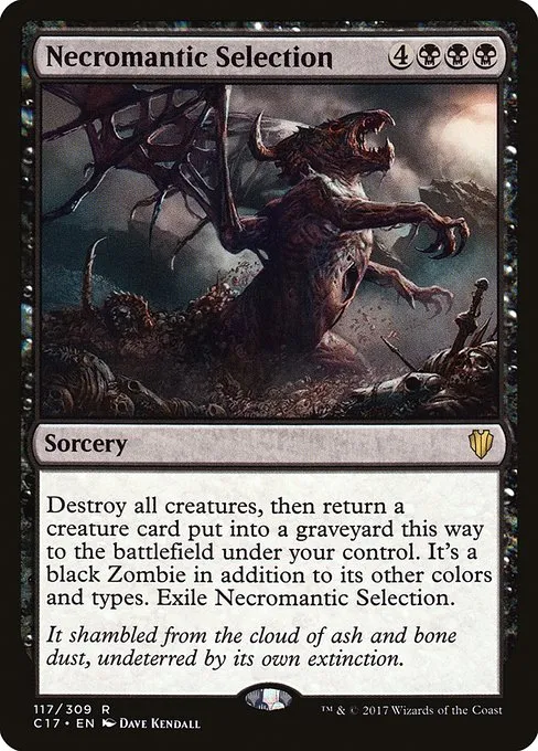 Necromantic Selection · Commander 2017 117/309