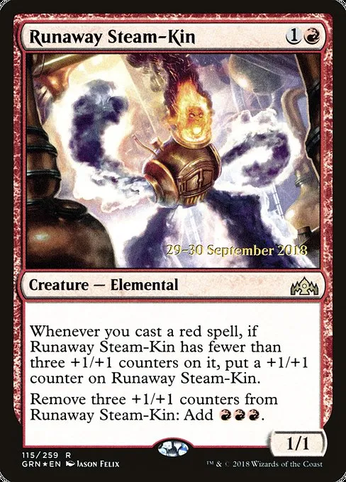 Runaway Steam-Kin · Guilds of Ravnica Promos 115s/84