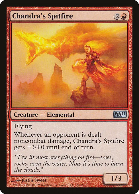 Chandra's Spitfire · Magic 2011 129/249