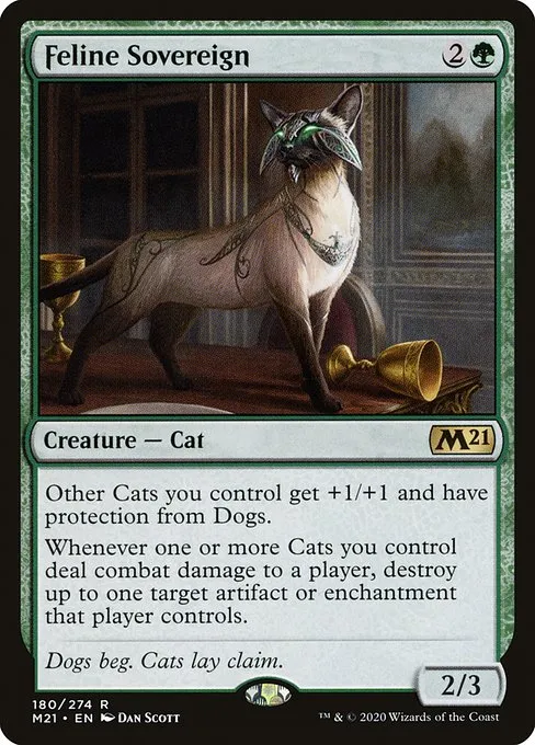 Feline Sovereign · Core Set 2021 180/397