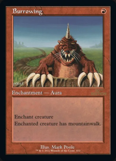 Burrowing · 30th Anniversary Edition 432/594