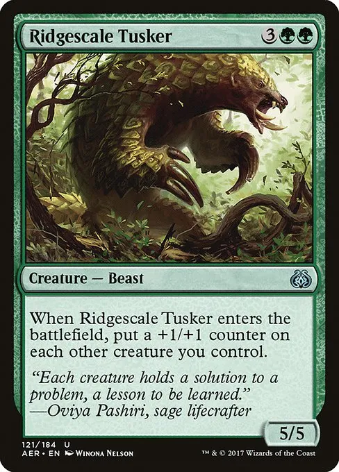 Ridgescale Tusker · Aether Revolt 121/197