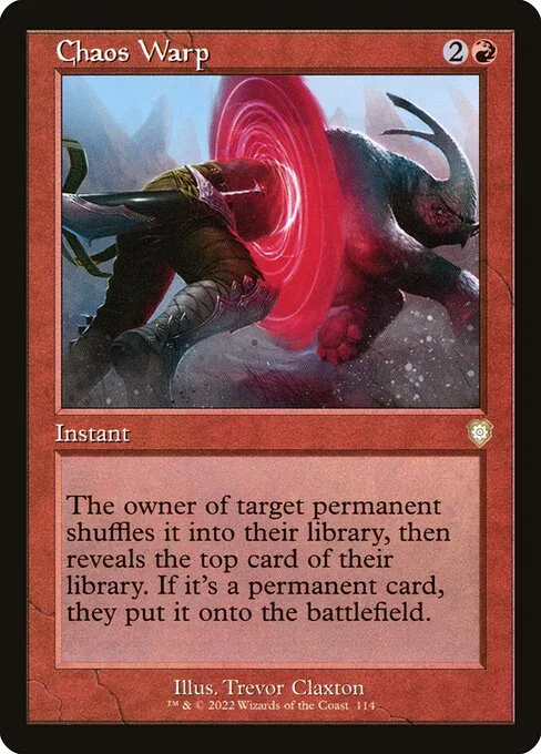 Chaos Warp · The Brothers' War Commander 114/209