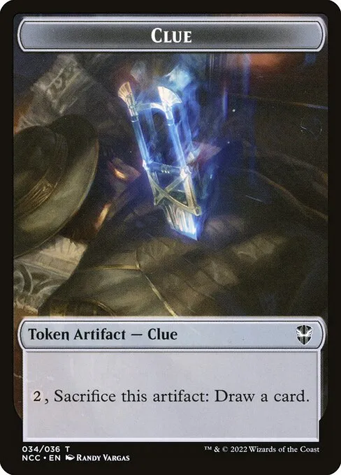 Clue · New Capenna Commander Tokens 34/36