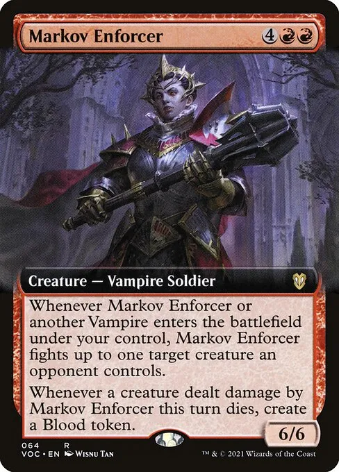 Markov Enforcer · Crimson Vow Commander 64/188