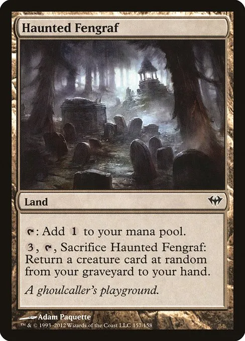 Haunted Fengraf · Dark Ascension 157/158