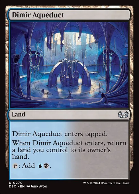 Dimir Aqueduct · Duskmourn: House of Horror Commander 270/373